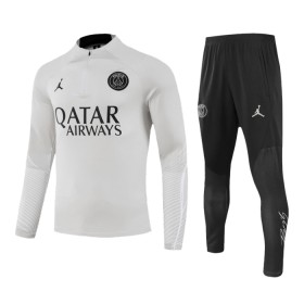 Paris Saint-Germain Treningowa 2023-24 Szary Kvarts-Dragkedja